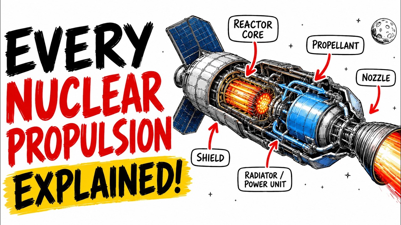 Every Nuclear Propulsion System Explained: NTR, Project Orion, Fusion & Antimatter Drives
