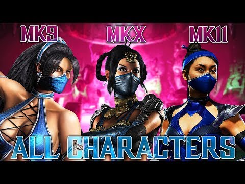 MORTAL KOMBAT 11 All Characters Compared to MK9 and MKX (MK11 Full Roster)