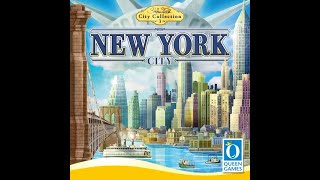 Stefan Feld City Collection: #3 New York City Deluxe Board Game Unboxing