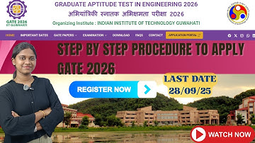Step-by-Step Procedure to Apply GATE 2026