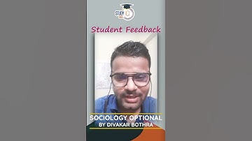 Student Feedback | Sociology Optional |StudyIQ IAS #UPSC #IAS #CSE #IPS