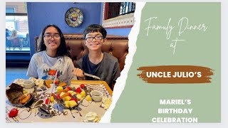 UNCLE JULIO’s MEXICAN RESTAURANT | CHOCOLATE PINATA | The Vloggers Family