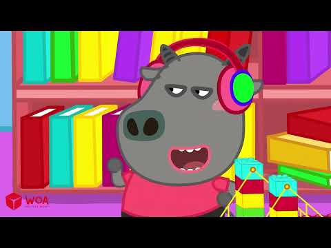 WOLF is moving away from old house  CARTOON KIDS
