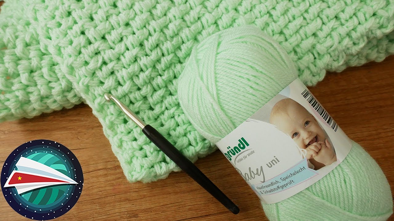 Khăn đan cho trẻ em | Móc len siêu dễ cho người mới bắt đầu