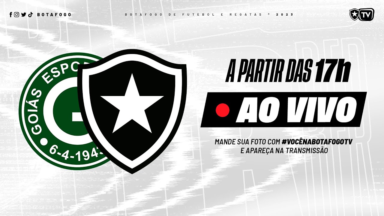 AO VIVO, Goiás x Botafogo