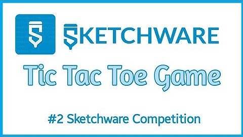 Tic tac toe game ||(won) #2 Sketchware competition