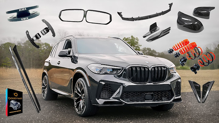 EVERY MOD to get your BMW X5M car show READY!