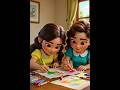 Kids Activity Time | Zara &amp; Aaliya Play and Learn Together #fairymother #disney #shortvideo#fun