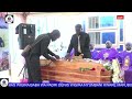 The Carpentry Tools Of The Late Elder Wigira Are Presented And Displayed At The Holy Mass 