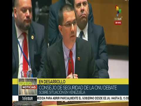 2da intervención de Jorge Arreaza defendiendo a Venezuela en Consejo de Seguridad de la ONU