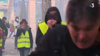 Toulouse: violents incidents pendant la manif des gilets jaunes