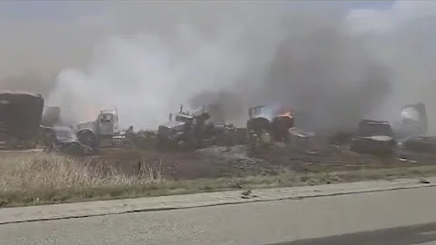 I-55 reopens after deadly dust storm in downstate Illinois