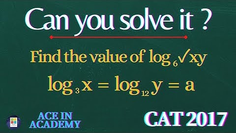 Can you solve this logarithm ?