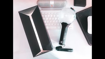 UNBOXING BTS OFFICIAL LIGHTSTICK VER 3 (ARMYBOMB)