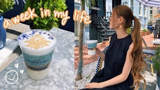 usa vlog 🇺🇸 cafe hopping in georgetown, farmer's market, beautiful days in washington d.c. ☀️