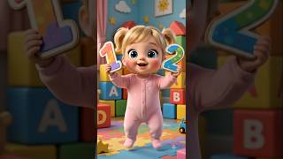 #shorts Little Kids Playing with Numbers | Kids Educational Video 04 #kidsplay