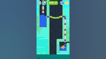 Save the Fish level 24 walkthrough Android and ios