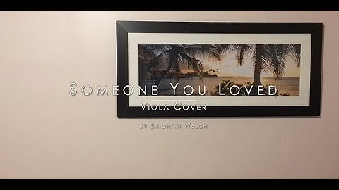 Someone You Loved - Lewis Capaldi - Viola Cover (w/ lyrics) - HW Music