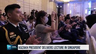 Kazakh President delivers lecture in Singapore