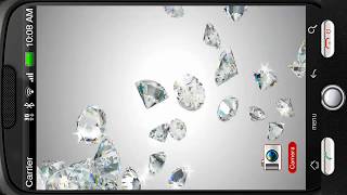 Diamonds Chic Flow Fall Deluxe 3D Personalization for Android [PiedLove] screenshot 3