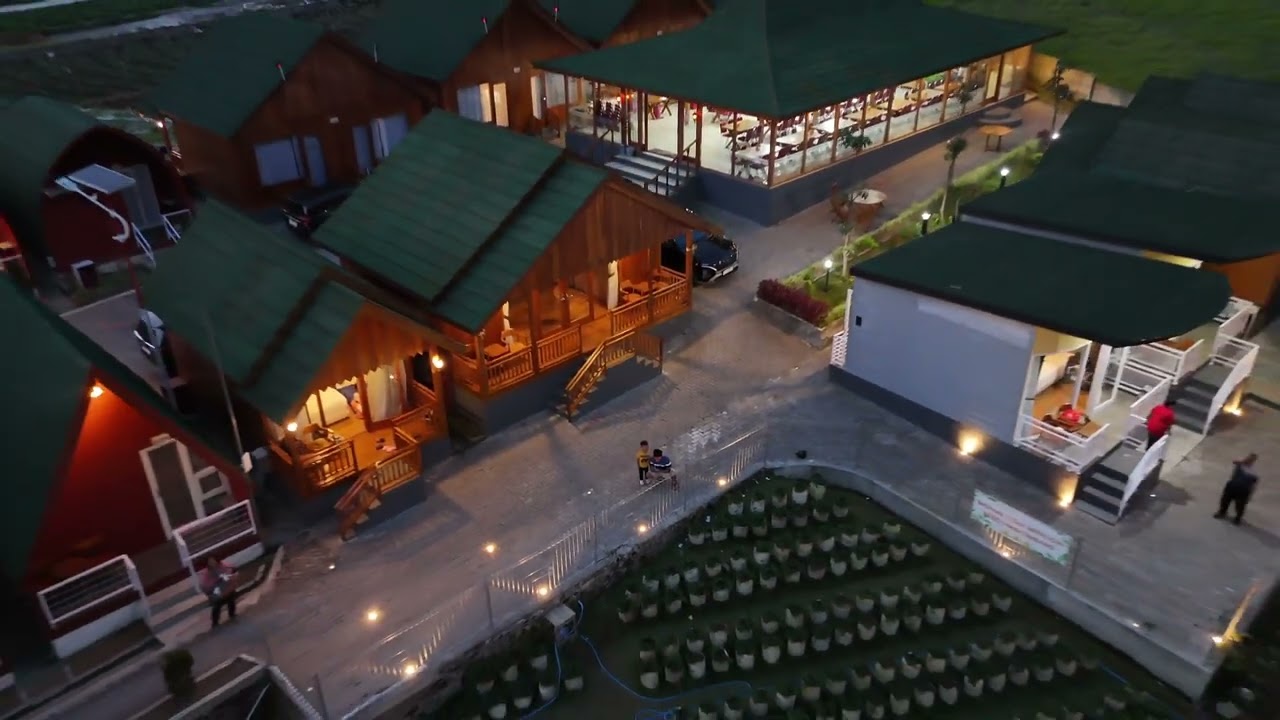 Drone tawangmangu dan gunung lawu 