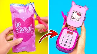 *SURPRISE* Rich vs Poor Doll Gadgets 📱💖 Doll Dreamhouse Built From Trash