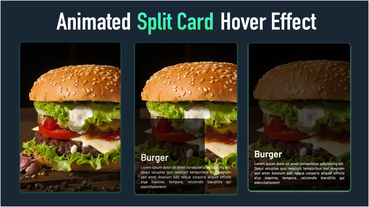 Impress Your Audience: Build Split Hover Effect Cards with HTML and CSS ...