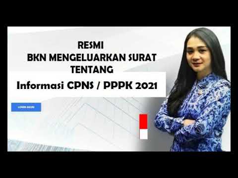 RESMI SURAT BKN TENTANG PENDAFTARAN CPNS 2021