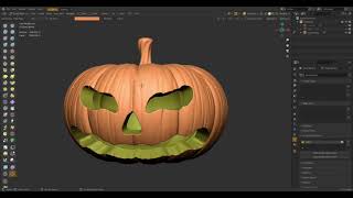 Jack-o'-lantern Timelapse - Blender Sculpt Dev Branch fun