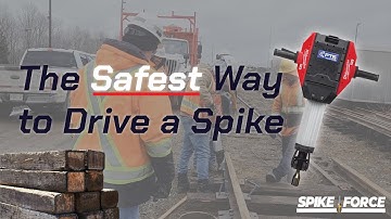 CN Crew Driving Railroad Spikes with the FTS Spike Force