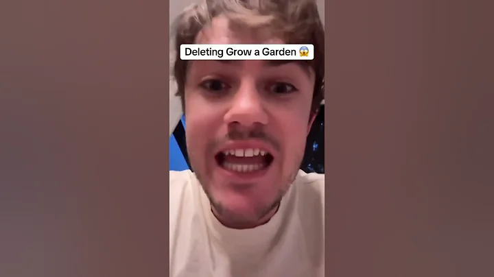 Deleting Grow A Garden #growagarden #roblox #funny