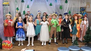 Новогодний утренник в школе. Детская видеосъемка в Санкт-Петербурге