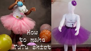 How To Sew Tutu Skirt With Elastic Band For Ballet Dance Beginner Friendly