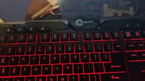 How to fix WASD and arrows keys swap on an Omar black lit keyboard