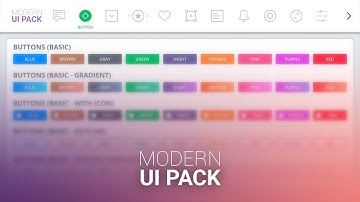 Modern UI Pack (Unity Asset - v3.0)