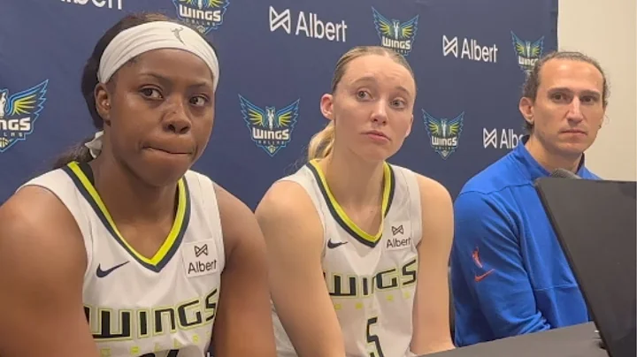 Dallas Wings Postgame Interview vs Minnesota Lynx: Paige Bueckers, Arike Ogunbowale & Chris Koclanes