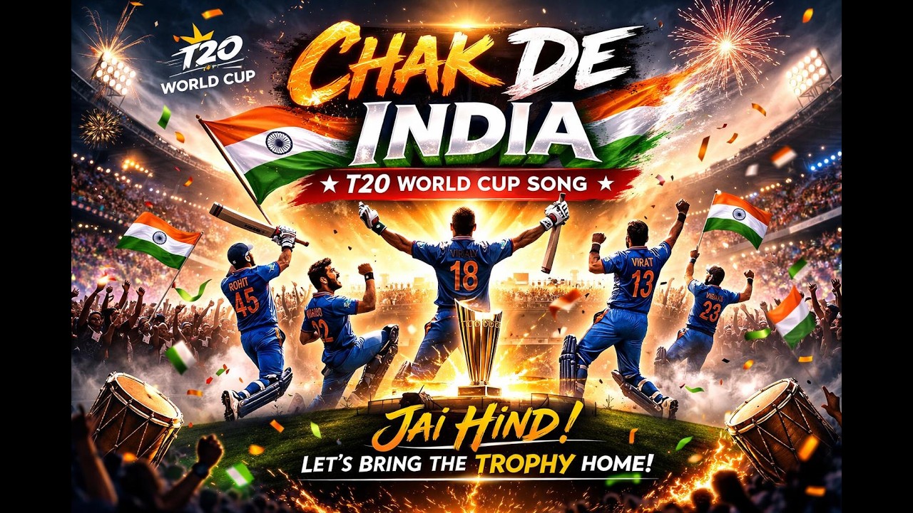  CHAK DE INDIA – T20 SONG INDIAN CRICKET2026 |Indian cricket Anthem| 