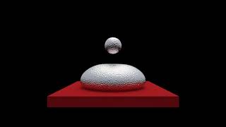 110 Mercury Droplets Constraint Fluid