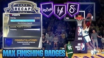How To Get FINISHING BADGES in 1 HOUR in NBA 2K20!