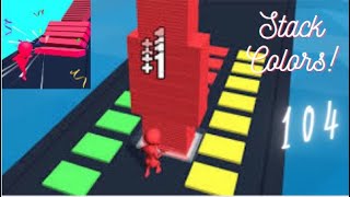Stack Colors! Level 104 #shorts Wealth