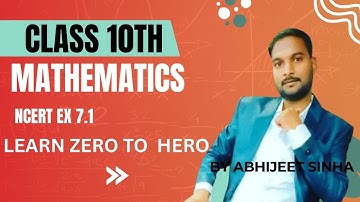 Coordinate Geometry | Class 10 | Maths | NCERT by AbhiJeet sinha