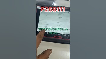 Toyota Corolla 2023 engine Coolant bypass Valve problem#smart work #P2681#automobile #mechanic