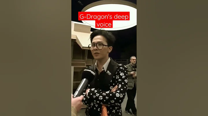 G-Dragon sounds like a native English speaker | Listen to his deep voice😍 #gdragon #bigbang - DayDayNews