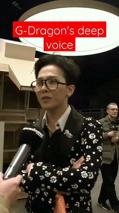 G-Dragon sounds like a native English speaker | Listen to his deep voice😍 #gdragon #bigbang