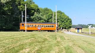 Trains & Trolleys at Twilight at New York Museum of Transportation