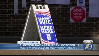 Deadline to request absentee ballot is Tuesday