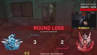 FINALS of the CMG 4v4 1ND vs Nadeshot and co!