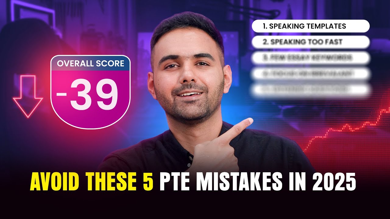 (Urgent) Avoid these 5 PTE Mistakes in 2025 | Language Academy - YouTube