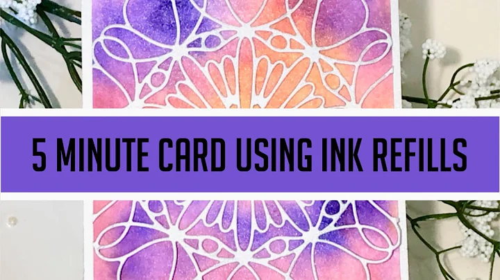 5 minute card using Ink Refills: Catherine Pooler ...
