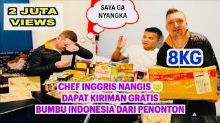 Chef BULE NANGIS 😢 Terharu Dapat Kiriman 8KG Gratis Dari Penonton